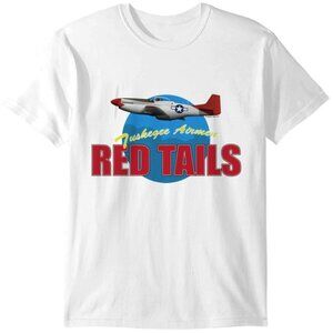 Red Tails Tuskegee Airmen Vintage History Tribute Graphic T Shirt 92